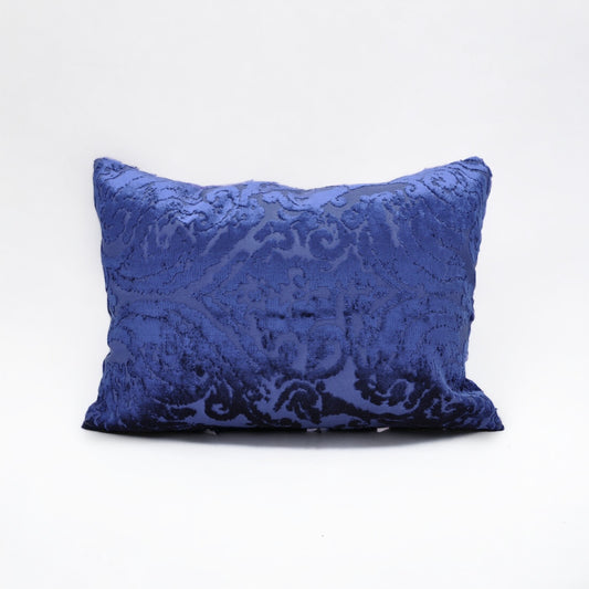 Cobalt Damask - Sustainable Décor Pillows