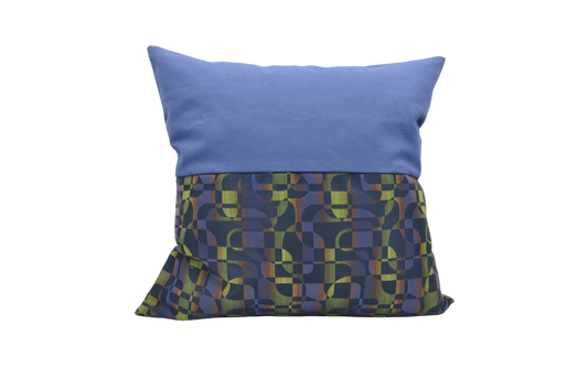 Blue Technicolour (Split) - Sustainable Décor Pillows