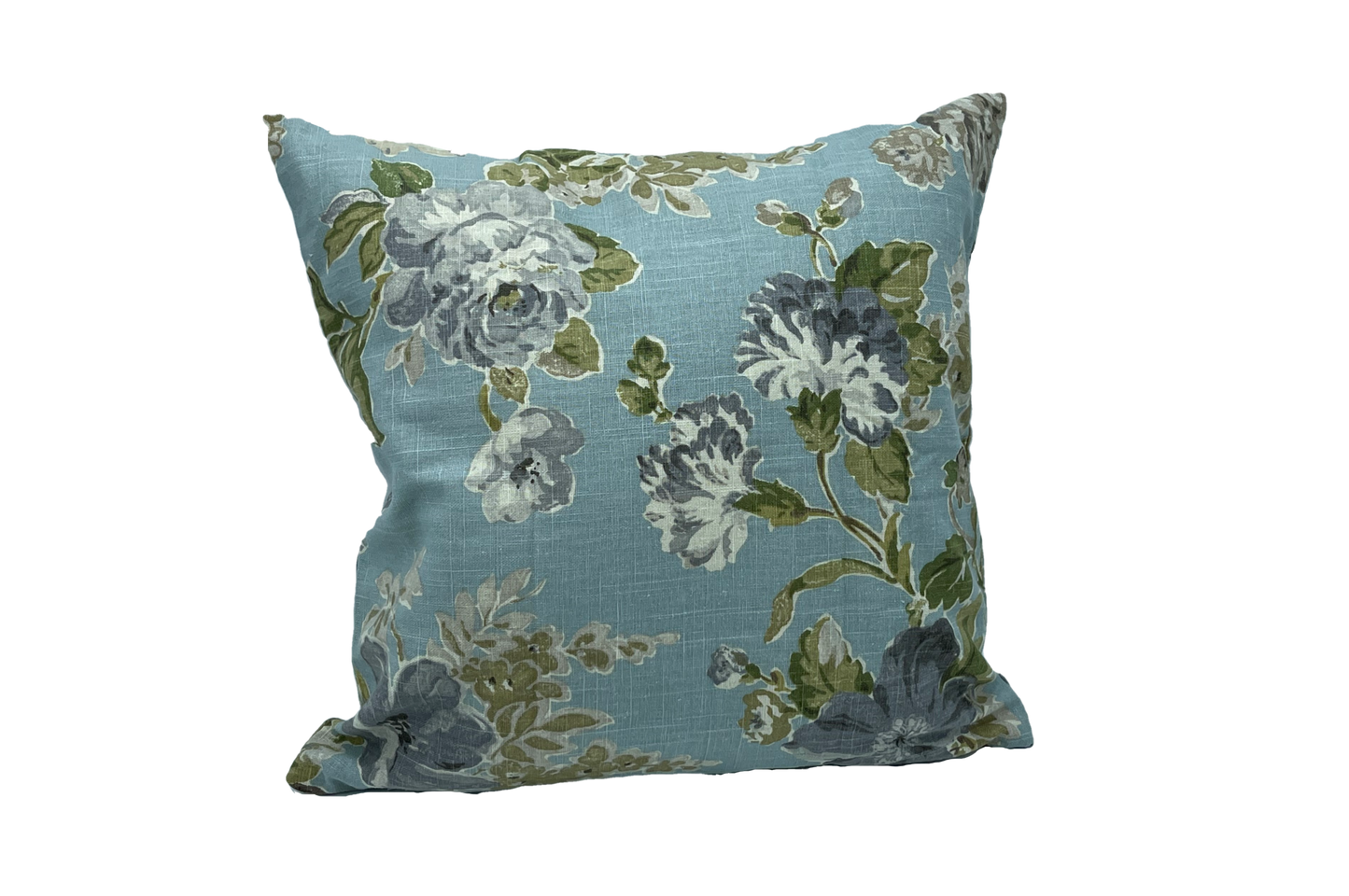 Light Blue Floral - Sustainable Décor Pillows