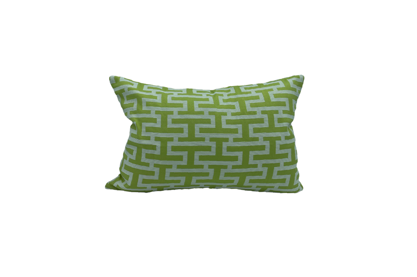 Green Geometric (Horizontal) - Sustainable Décor Pillows
