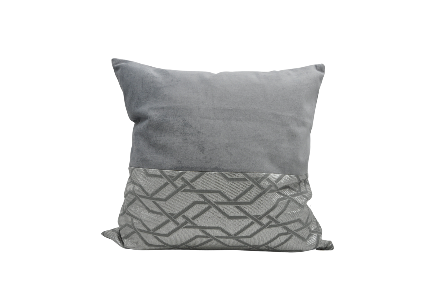 Grey Optical Illusion (Split Inverse) - Sustainable Décor Pillows