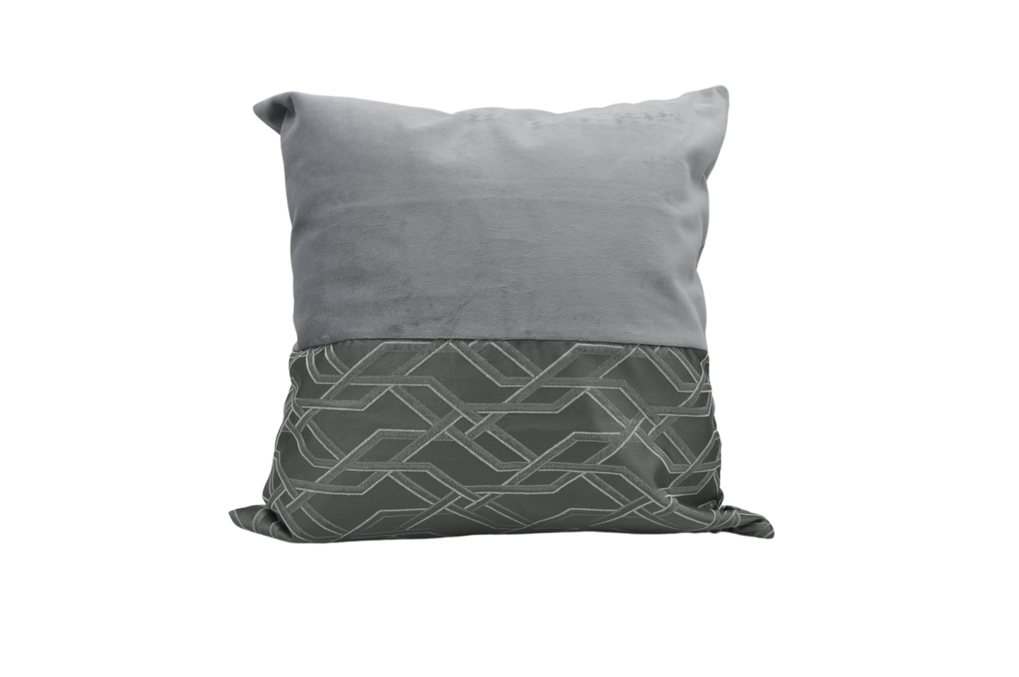 Grey Optical Illusion (Split) - Sustainable Décor Pillows