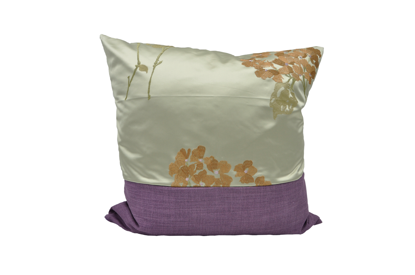 Orange Wildflowers - Sustainable Décor Pillows