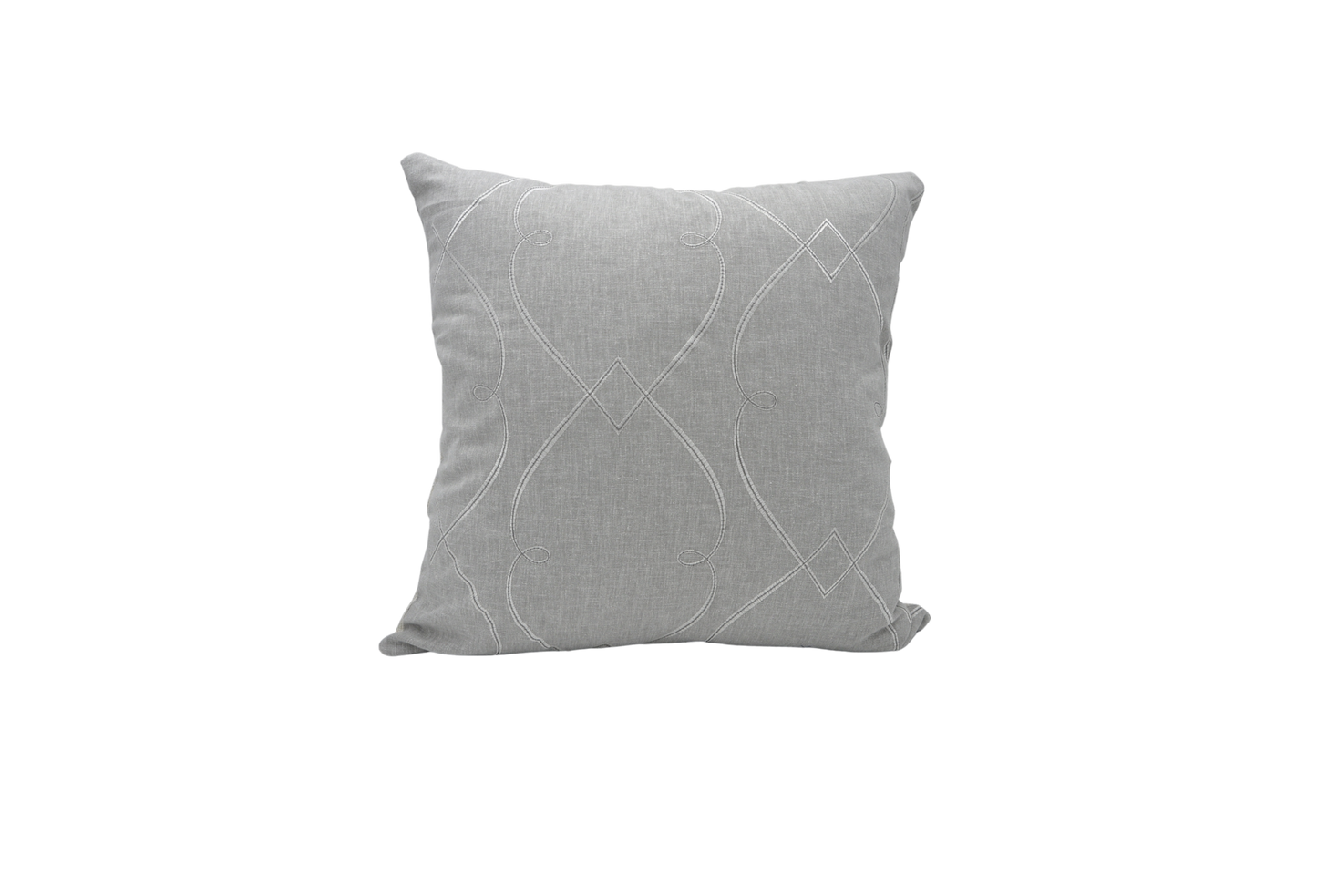 Pale Grey Swirls - Sustainable Décor Pillows