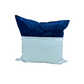 Cobalt Damask (White Split) - Sustainable Décor Pillows