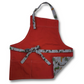Grey with Dinosaurs - Handmade Reversible Aprons