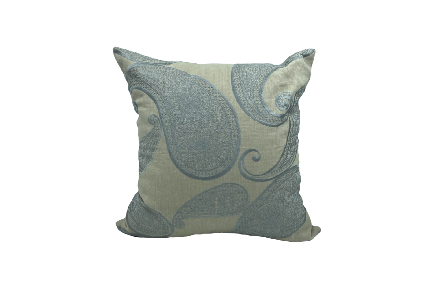 Silver Paisley - Sustainable Décor Pillows